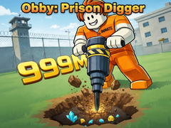 Гульня Obby: Prison Digger