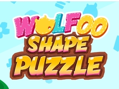 Гульня Wolfoo Shapes Puzzle