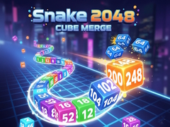 Гульня Snake 2048: Cube Merge