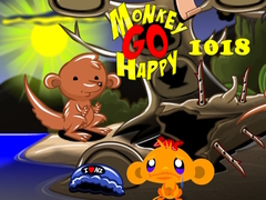 Гульня Monkey Go Happy Stage 1018
