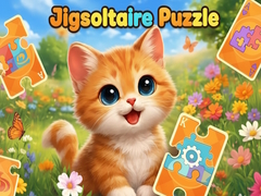 Гульня Jigsolitaire Puzzle