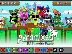 Гульня Sprunki Pyramixed: But Little Minis Deluxe