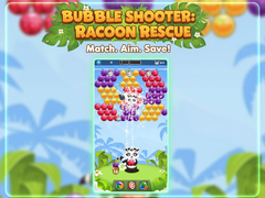 Гульня Bubble Shooter Raccoon Rescue