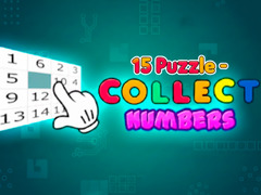 Гульня 15 Puzzle - Collect numbers