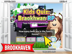 Гульня Kids Quiz: Brookhaven RP