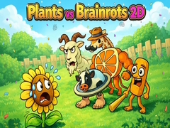 Гульня Plants vs Brainrots 2D
