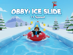 Гульня Obby: Ice Slide +1 Speed