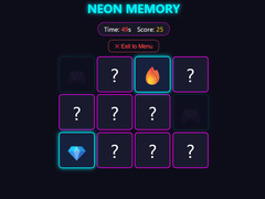 Гульня Neon Memory