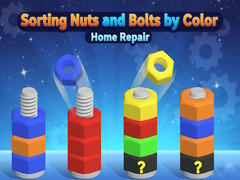 Гульня Sorting Nuts and Bolts by Color: Home Repair