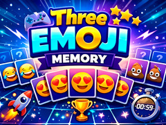 Гульня Three Emoji Memory