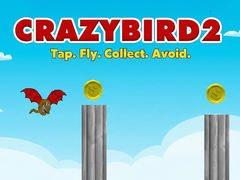 Гульня Crazy Bird 2