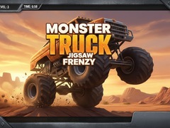 Гульня Monster Truck Jigsaw Frenzy