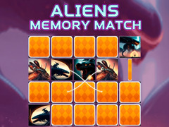 Гульня Aliens Memory Match