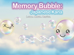 Гульня Memory Bubble: Japanese Kana