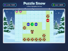 Гульня Puzzle Snow
