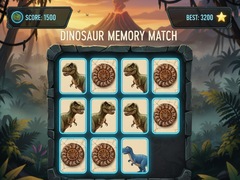 Гульня Dinosaur Memory Match