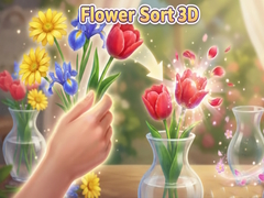 Гульня Flower Sort 3D