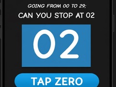 Гульня Tap Zero