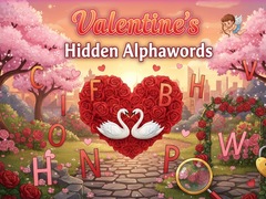Гульня Valentines Hidden Alphawords