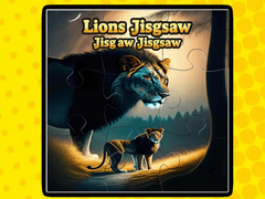 Гульня Lions Jigsaw Jigsaw