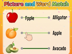 Гульня Picture and Word Match
