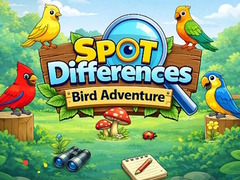 Гульня Spot Differences Bird Adventure