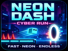 Гульня Neon Dash Cyber Run