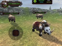 Гульня Rhino King Animal Simulator