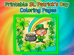 Гульня Printable St Patricks Day Coloring Pages