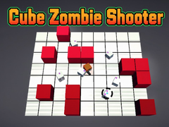 Гульня Cube Zombie Shooter