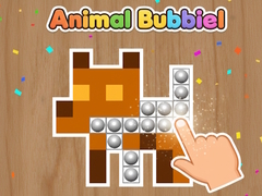 Гульня Animal Bubble Pixel