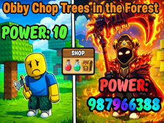 Гульня Obby Chop Trees in the Forest