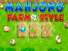 Гульня Mahjong Farm Style