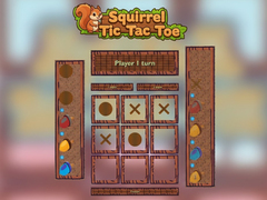 Гульня Squirrel Tic Tac Toe