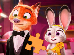 Гульня Jigsaw Puzzle: Zootopia Kiss The Ring