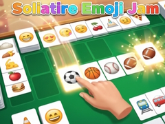Гульня Solitaire Emoji Jam