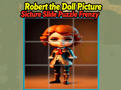 Гульня Robert the Doll Picture Slide Puzzle Frenzy