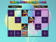 Гульня Balloon Artist Memory Match