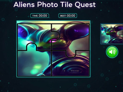 Гульня Aliens Photo Tile Quest