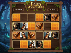 Гульня Faun Memory Match