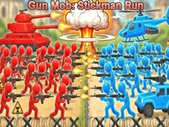 Гульня Gun Mob: Stickman Run