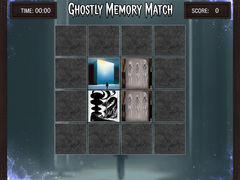 Гульня Ghosts Memory Match