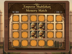 Гульня Emperor Shah Jahan Memory Match
