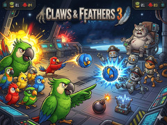 Гульня Claws & Feathers 3