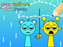 Гульня Draw One Part Brain Puzzle