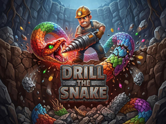 Гульня Drill the Snake