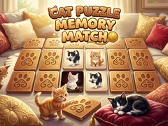 Гульня Cat Puzzle Memory Match
