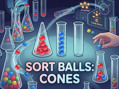 Гульня Sort Balls: Cones