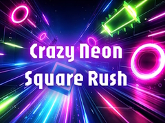 Гульня Crazy Neon Square Rush