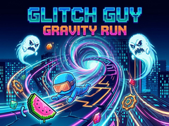 Гульня Glitch Guy Gravity Run